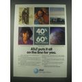 1985 AT&T Long Distance Ad - Puts it All On the Line