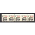 2258 13c Police Wagon Very Fine MNH Dry Gum PNC...
