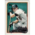 1989 Topps Will Clark baseball card #660