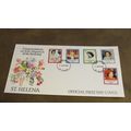1986 St Helena FDC Cover - Queen Elizabeth 60th...