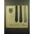 1959 B. Forman Ties Advertisement - It's fun to shop at Formans