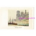 Notre Dame, South Facade, Paris, Book Illustrat...