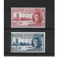 BritishGuiana.Victory set of 2.Mounted Mint.Jan25