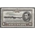 Ascension Island 1944 SG44a 1/- Black & Sepia P...