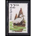 2321 22c Snowy Egret Fine MNH V3976