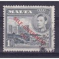 MALTA 1948-53 GEORGE VI SELF-GOVERMENT 1947 1d ...