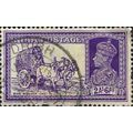INDIA, Dak Bullock Cart, King George V, violet ...