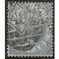 1867 SG118 2/- Dull Blue Good+ Used Check Lette...