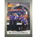 1986 Oscar Mayer Mayer Hot Dog Ad - We Roast 'em For Heroes