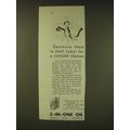 1931 3-in-one Oil Ad - Sentence them to easy labor for a longer lifetime