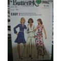 Vintage Butterick 3092 Misses Skirt, Top & Pant...