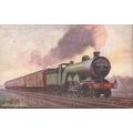 Antique Tuck's Postcard - GNR "Flying Scotsman"