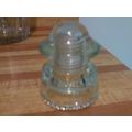 Hemingray 20 clear glass hydro pole Insulator