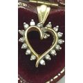 Vintage Estate 14k Yellow Gold .25cw Diamond Pe...