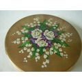 Vintage Stratton Powder Compact Flowers Rose Vi...