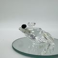 Swarovski Crystal Frog Toad Prince Crown Figuri...