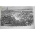 View of the Gardens and the Buddhist Temple in ...