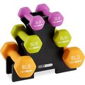 Holahatha Neoprene Dumbbell Free Hand Weight Se...