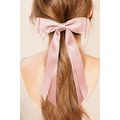 Apricot Pink Double Bow Knot Alligator Hair Clip