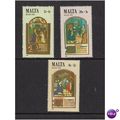 MALTA 1983 CHRISTMAS SET 3 VALS U/M MINT