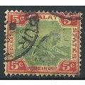 Federated Malay States 1900 SG18 5c Green & Car...