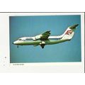 Aviation AIR UK BAe 146-200 Postcard by Dennis ...