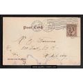 Canada #93 Post Card to USA Overpaid and unusua...