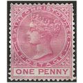 St Christopher 1884 SG13 1d Carmine-Rose Wmk Cr...