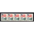 2280 25c U.S. Flag Fine MNH PNC 1/5 Z5752