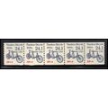 2266 24.1c Tandem Bicycle Fine MNH Dry Gum PNC ...