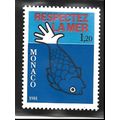Monaco Stamp Scott #1286, Mint Never Hinged