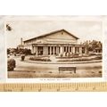 vintage postcard De Montford Hall, Leicester