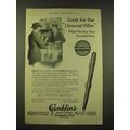 1918 Conklin's Self-Filling Fountain Pen Ad - L...