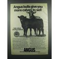 1983 American Angus Association Ad - More Calves