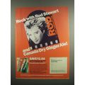 1984 Canada Dry Soda Ad - Rock With Rod Stewart