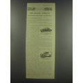 1954 Rover Advertisement - Cars and Land Rover 86' Wheelbase Standard Model