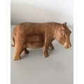 HIPPO ORNAMENT - SOLID WOOD