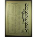 1955 Burberry Coats Ad - The world's finest weather-proofs, topcoats
