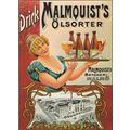 Drink Malmquist's Olsorter Alcohol French Advertising Postcard