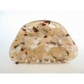 Tan brown beige taupe marbled hair claw clip