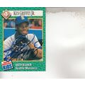 KEN GRIFFEY JR 1990 AUTOGRAPHED SEATTLE MARINER...