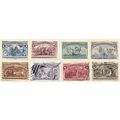 USA stamps 1893, Columbus Series, Eight Values ...