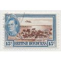 BRITISH HONDURAS 1938 KG6 SERGEANTS CAY PICTORI...