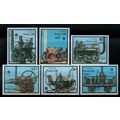 Laos 849-854 MNH Locomotives Trains Transportat...