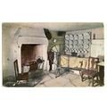 Interior Burns Cottage Hand Tinted Postcard Pos...