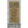 Vintage: ticket The Green Bus Service 9d Rugele...