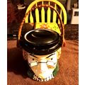 Old Vintage Cookie Jar Colonial Head Jar W/Bask...