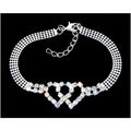 Rhinestone Crystal Silver Plated Bangle Bracele...
