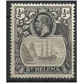 St Helena 1922 SG97 1/2d Grey & Black Mounted M...