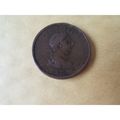 1806 GEORGE III ONE PENNY FREE POST. AS